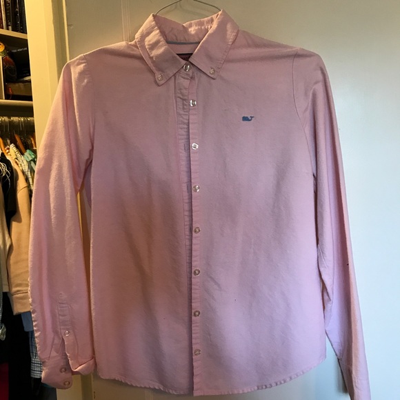 Vineyard vines pale pink Oxford shirt - Picture 3 of 3